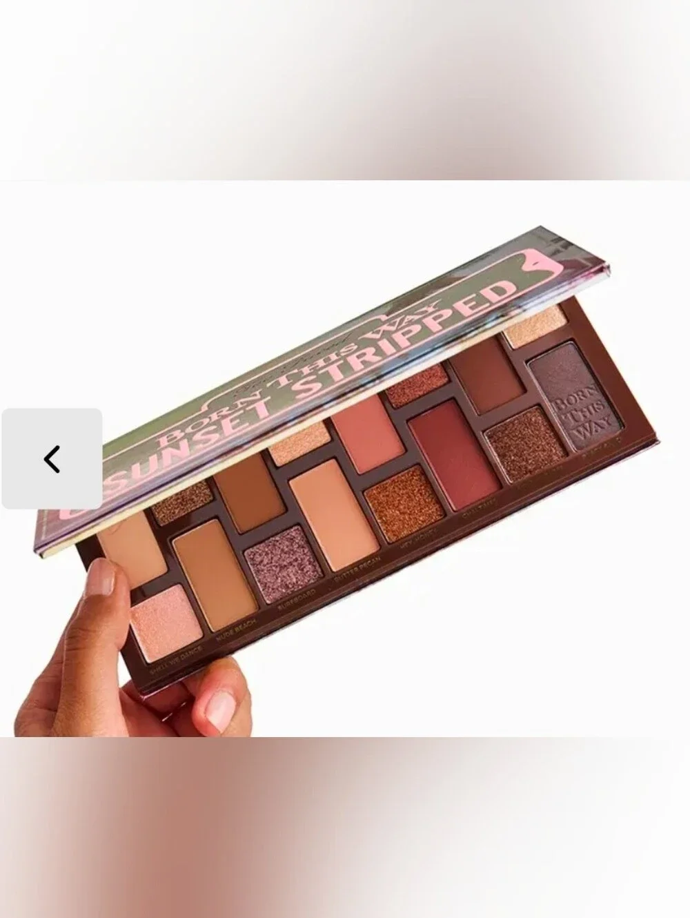 NEW Too Faced Born This Way Sunset Stripped Eyeshadow Palette